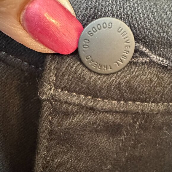 NWT BLACK HIGH RISE SLIM STRAIGHT JEANS  14 PETITE     #H - Picture 3 of 11